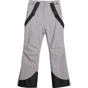 Spodnie narciarskie damskie z szelkami F0941 4F