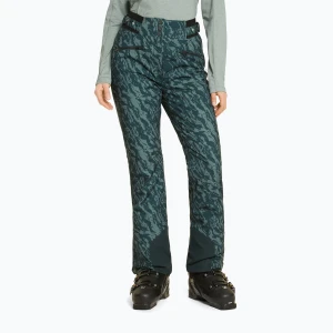 Spodnie narciarskie damskie ZIENER Tilla jungle print Zielony