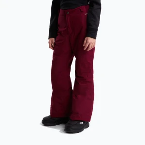 Spodnie narciarskie dziecięce The North Face Freedom Insulated burgundy crush Bordowy