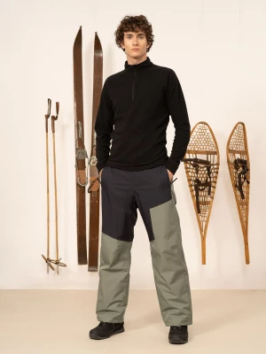 Spodnie narciarskie membrana 8000 męskie Outhorn - khaki