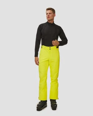 Spodnie Narciarskie Męskie Descente Swiss Wide Pants żółte