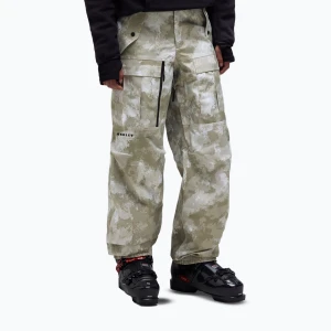 Spodnie narciarskie męskie Oakley Bravo Cargo Shell off / slope camo pebble Beżowy
