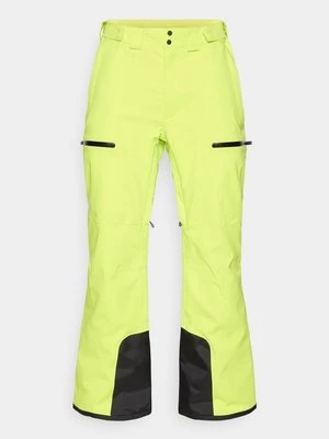 Spodnie narciarskie The North Face zielony neon
