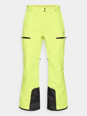 Spodnie narciarskie The North Face zielony neon