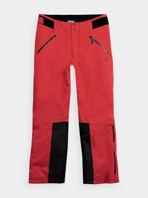 4F Spodnie narciarskie w kolorze czerwono-czarnym rozmiar: L