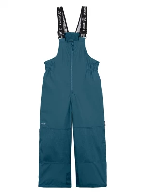 Kamik Spodnie narciarskie "Wink" w kolorze zielono-niebieskim rozmiar: 104
