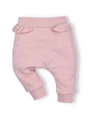 Spodnie niemowlęce z bawełny organicznej dla dziewczynki NINI