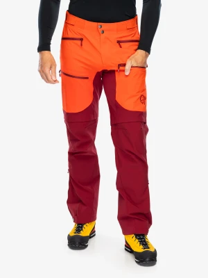 Spodnie Norrona Trollveggen Flex1 Zip-Off Pants - arednalin/rhubarb