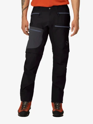 Spodnie Norrona Trollveggen Flex1 Zip-Off Pants - caviar black