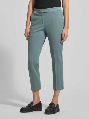 Spodnie o dł. 7/8 o kroju slim fit z mieszanki wiskozy model ‘TAPRIA-CROP’ Boss