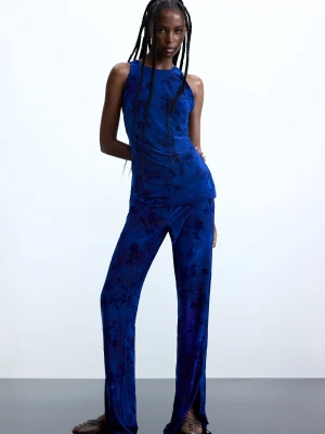 Spodnie z flokiem Desigual