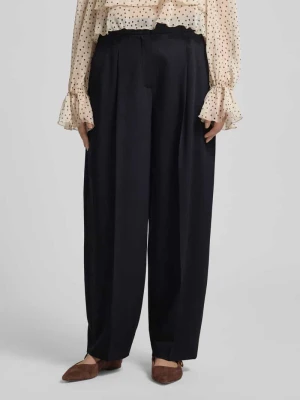 Spodnie o kroju barrel fit model „Moira Bloom” OPUS PANTS