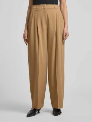 Spodnie o kroju barrel fit model „Moira Bloom” OPUS PANTS