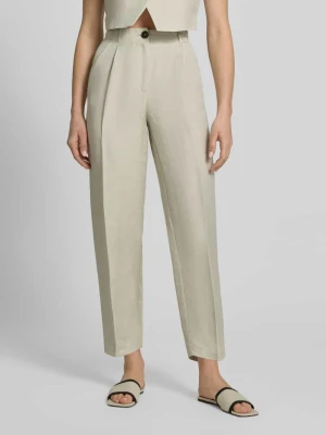 Spodnie o kroju barrel fit z kantami curated by Anna Schürrle Style Icon Collection