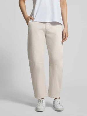 Spodnie o kroju barrel fit z kieszeniami wpuszczanymi Buena Vista