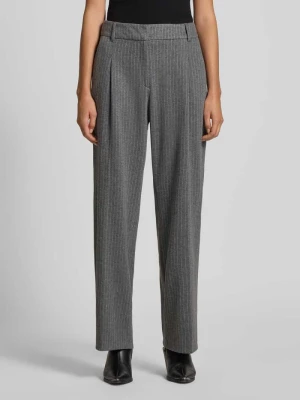 Spodnie o kroju comfort fit z szeroką nogawką z dżerseju interlock s.Oliver BLACK LABEL