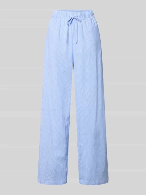 Spodnie o kroju loose fit o szerokości z czystej bawełny model 'AUGUSTA' Only