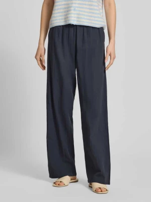 Spodnie o kroju loose fit o szerokości z czystej bawełny model 'TIZANA' Only