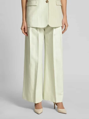 Spodnie o kroju loose fit o szerokości z dodatkiem lnu model 'TAKORA' Boss Orange