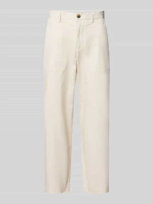 spodnie o kroju loose fit o szerokości z mieszanki bawełny model '220' Selected Homme