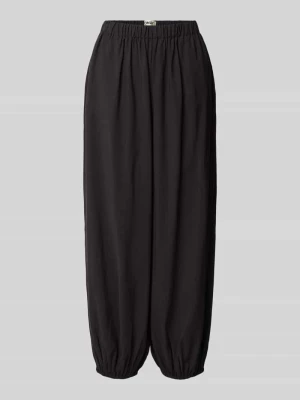 Spodnie o kroju loose fit, szerokość, z elastycznym pasem, model 'SCARLY' Only