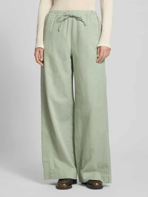 Spodnie o kroju loose fit z lnu z mieszanka bawełny i lnu Marc O'Polo