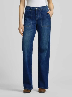 Spodnie o kroju prostym z naszywanymi kieszeniami Model 'Liz Urban' Angels