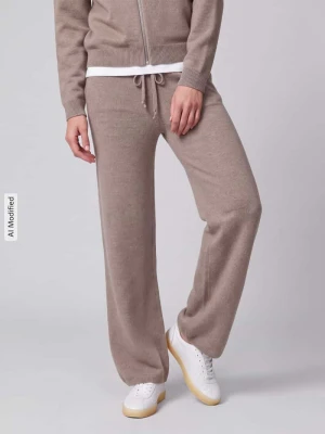 Spodnie o kroju regular fit o szerokości z czystego kaszmiru Jake*s