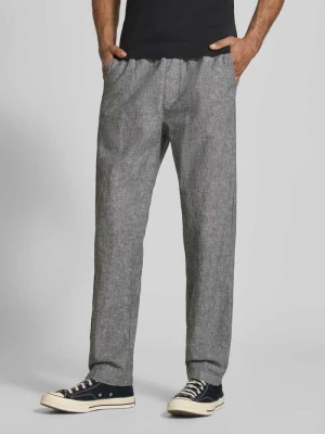 Spodnie o kroju regular fit o szerokości z mieszanki lnu i bawełny Tommy Jeans