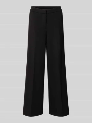spodnie o kroju regular fit o szerokości z mieszanki modalu model 'BELLIS' Vero Moda Czarny