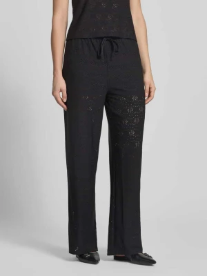 Spodnie o kroju regular fit o szerokości z tunelem model 'SMILLA' Only