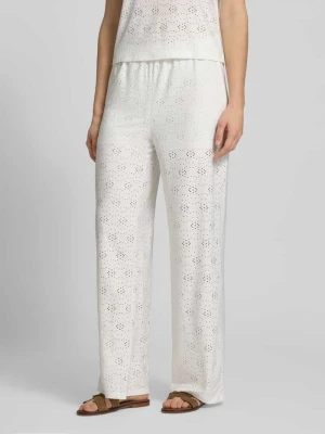 Spodnie o kroju regular fit o szerokości z tunelem model 'SMILLA' Only