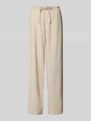 Spodnie o kroju regular fit o szerokości z wiskozy model 'ARIS' Only