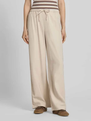 Spodnie o kroju regular fit o szerokości z wiskozy model 'ARIS' Only