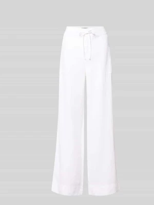 Spodnie o kroju regular fit, szerokość, z czystego lnu Lauren Ralph Lauren