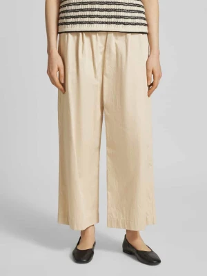 spodnie o kroju regular fit szerokość z czystej bawełny model 'GOLFO' Weekend Max Mara