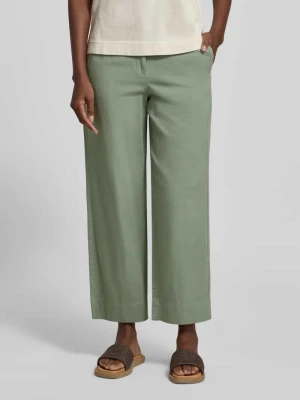 Spodnie o kroju regular fit, szerokość, z mieszanki bawełny, lyocellu i lnu Marc O'Polo