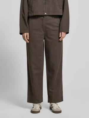 Spodnie o kroju regular fit, szerokość, z mieszanki bawełny, lyocellu i lnu Marc O'Polo