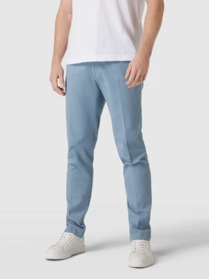 Spodnie o kroju regular fit w kant model ‘brody’ Cinque Grey