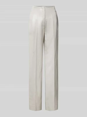 Spodnie o kroju regular fit w kant model ‘NATULA’ Copenhagen Muse