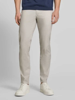 spodnie o kroju regular fit z ultralight wykończeniem model 'Cadiz' BRAX Piaskowy