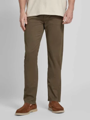 Spodnie o kroju regular fit z 5 kieszeniami model ‘Delaware’ Boss