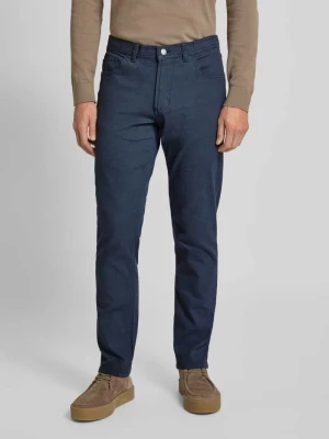 Spodnie o kroju regular fit z dodatkiem bawełny Christian Berg Men