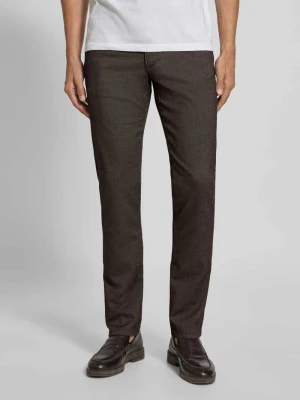 Spodnie o kroju regular fit z dodatkiem wiskozy model ‘Cordoba’ Bugatti