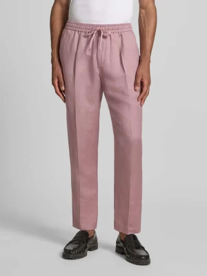 Spodnie o kroju regular fit z mieszanki lnu i wiskozy model „NEIL” Antony Morato