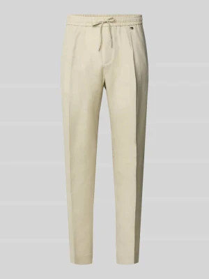 Spodnie o kroju regular fit z mieszanki lnu i wiskozy model „NEIL” Antony Morato