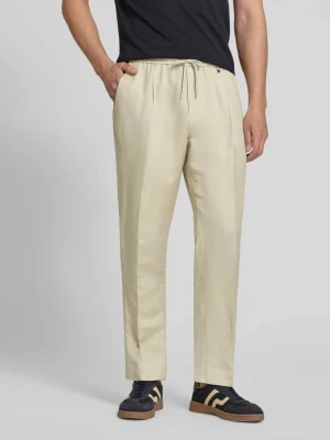 Spodnie o kroju regular fit z mieszanki lnu i wiskozy model „NEIL” Antony Morato