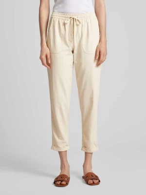 Spodnie o kroju regular fit z nakładanymi kieszeniami model ‘Cissie’ Soyaconcept