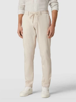 Spodnie o kroju regular fit z tunelem model ‘INGOLF’ Bruun & Stengade