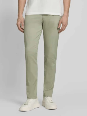 Spodnie o kroju regular fit z wpuszczanymi kieszeniami model „CORDOBA” Bugatti